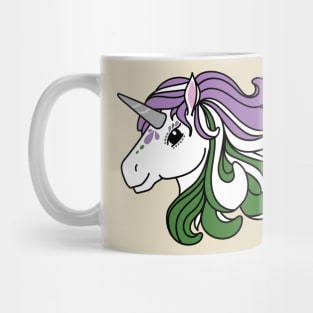 Rainbow Unicorn, Genderqueer Pride Mug